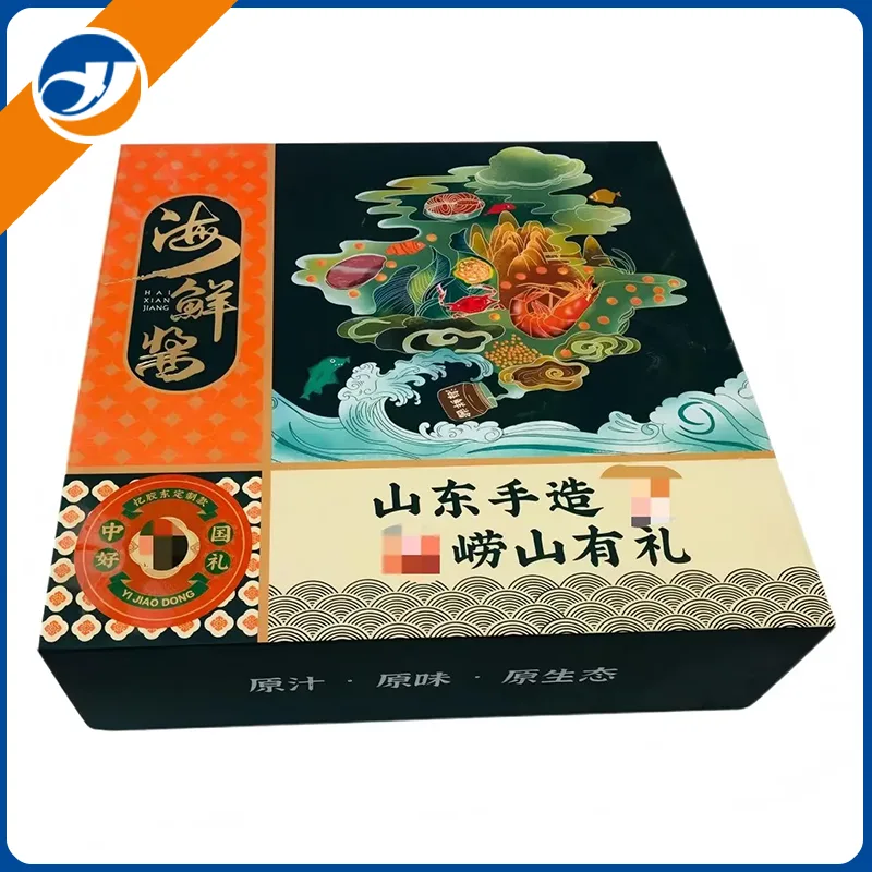 Кутија за пакување со магнетен сос што се преклопува